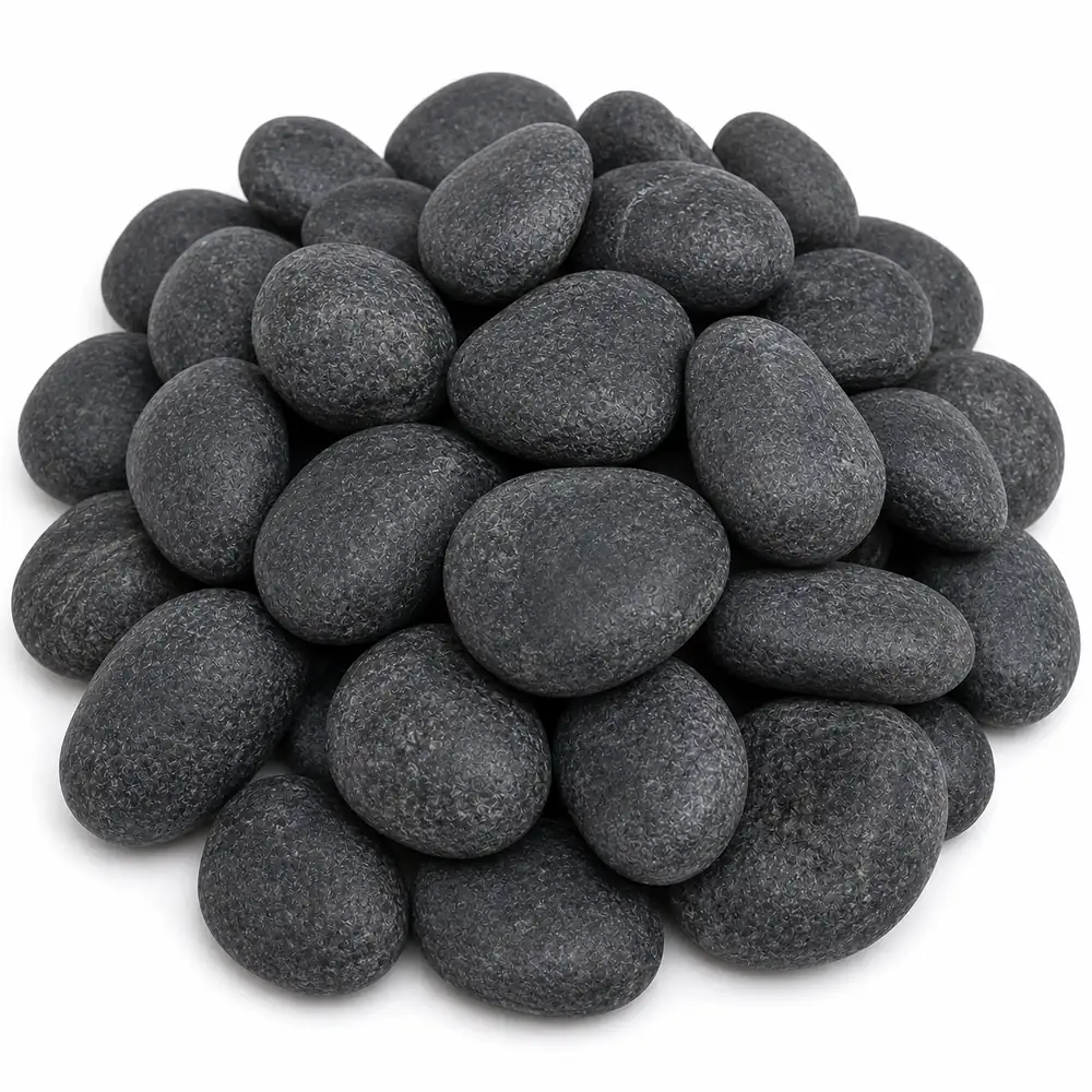 Charcoal Black Pebble