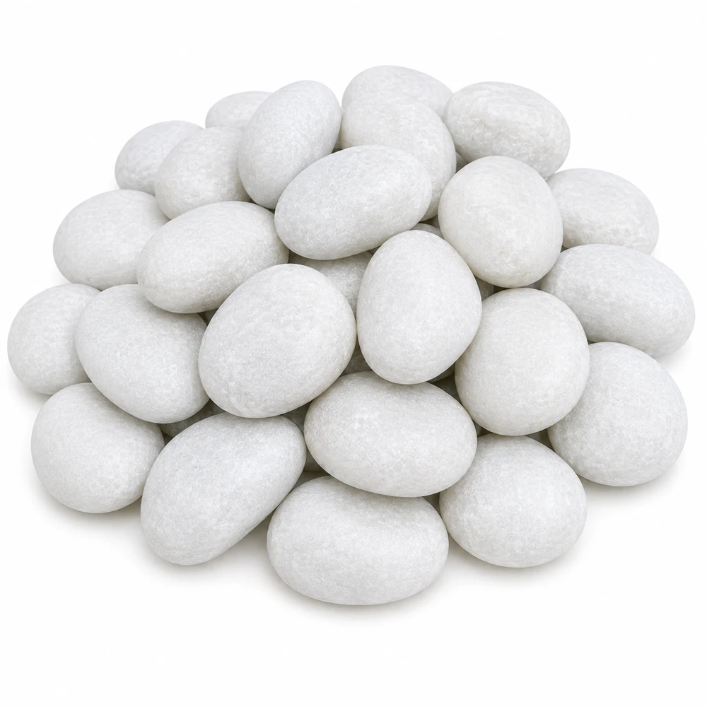 Ivory White Pebble