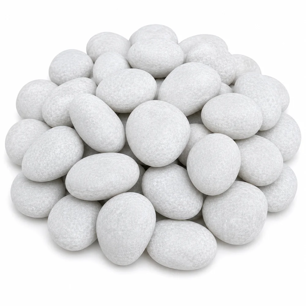 Silver White Pebble