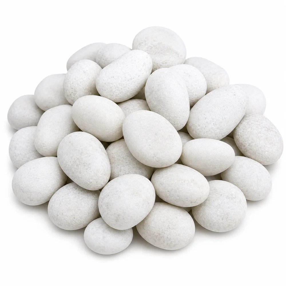 Snow White Pebble