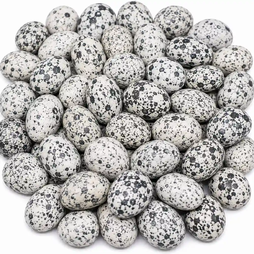 White Black Speckled Pebble
