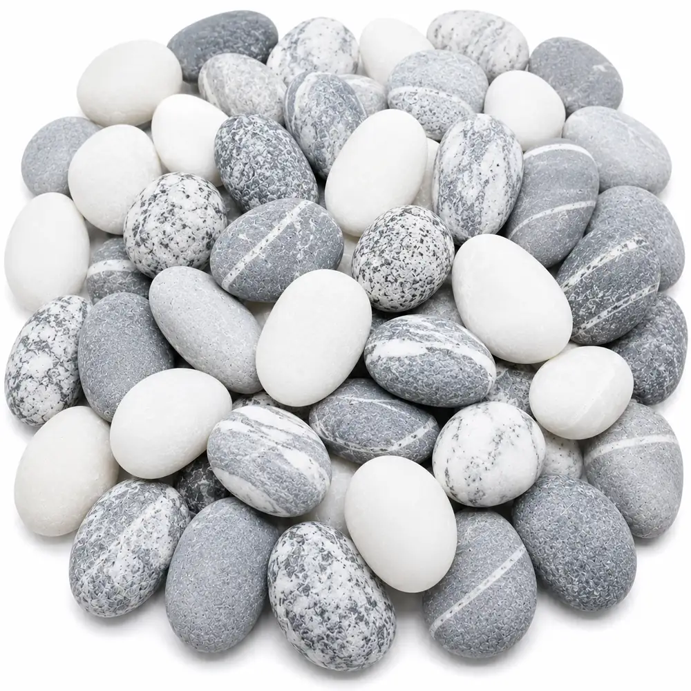 White Grey Mix Pebble