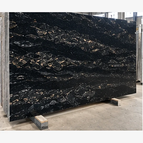 Black Forest Granite slab from India