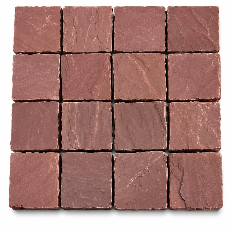 Mandana Red Sandstone Cobbles from India