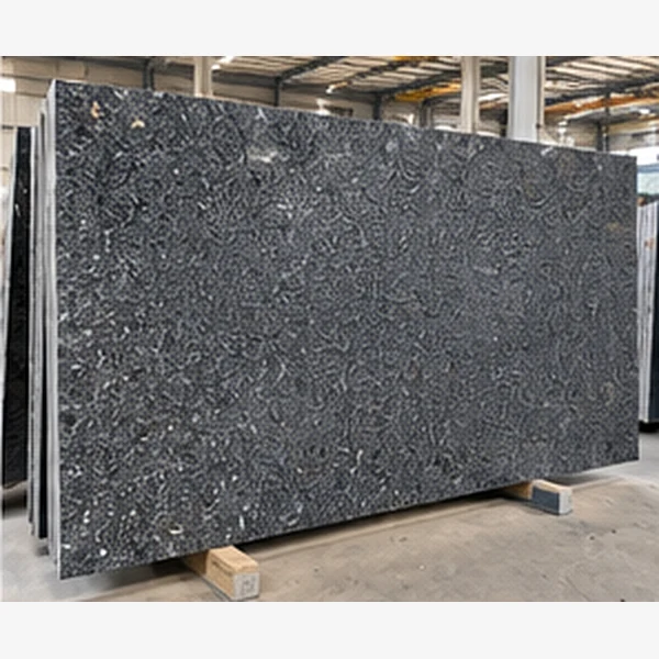Steel Grey Granite slab from India