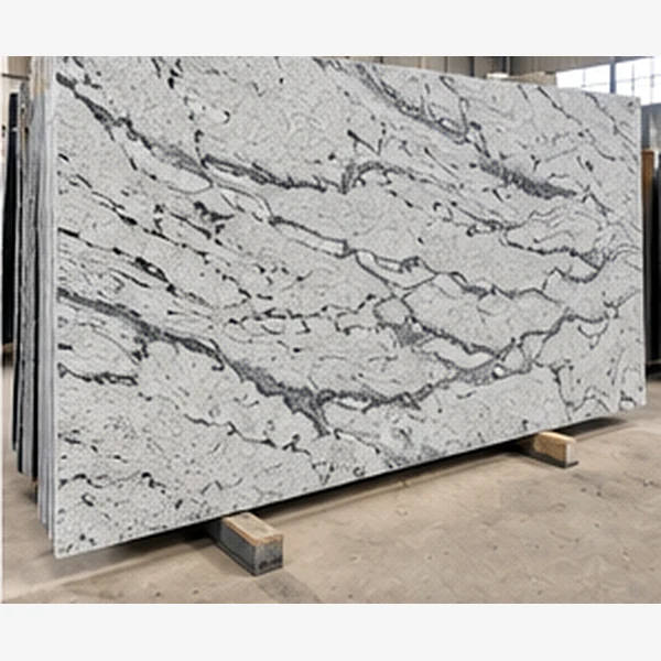 Thunder White Granite slab from India