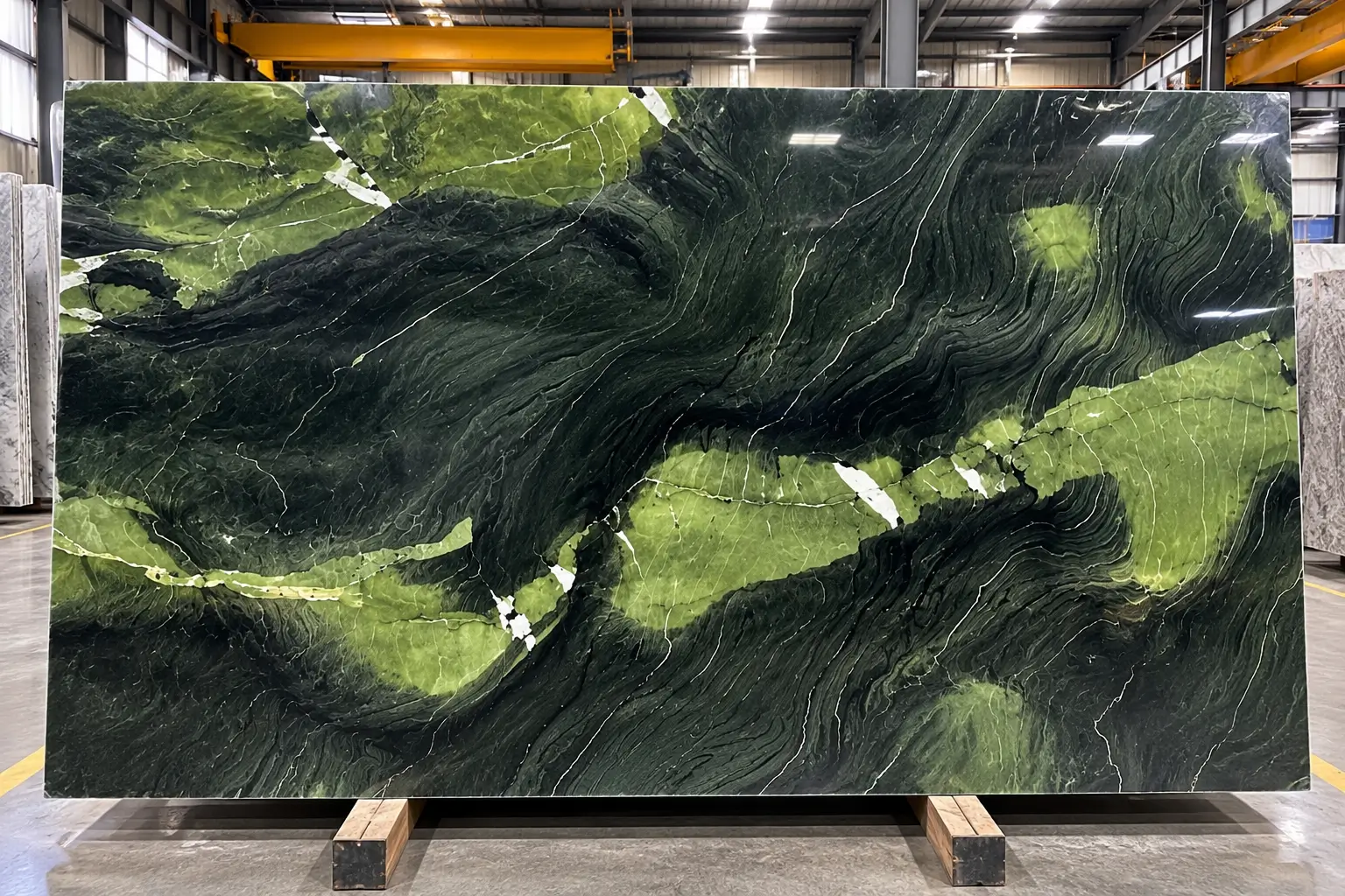 Avocado Green Quartzite from India