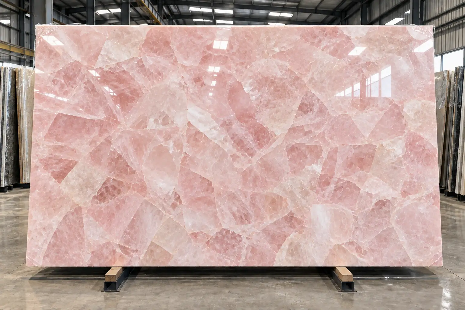Rose Quartz from India