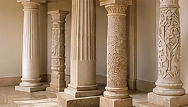 Stone Pillars and Columns from India
